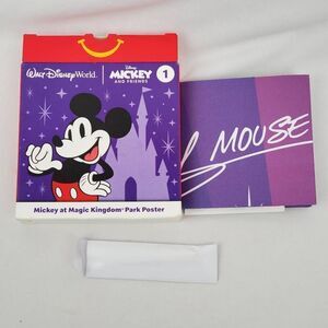 WALT DISNEY World. MICKEY #1, Mickey at Magic Kingdom® Park PosterToy, McDonald'